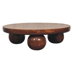 Artisan - Chestnut Central Ball Table
