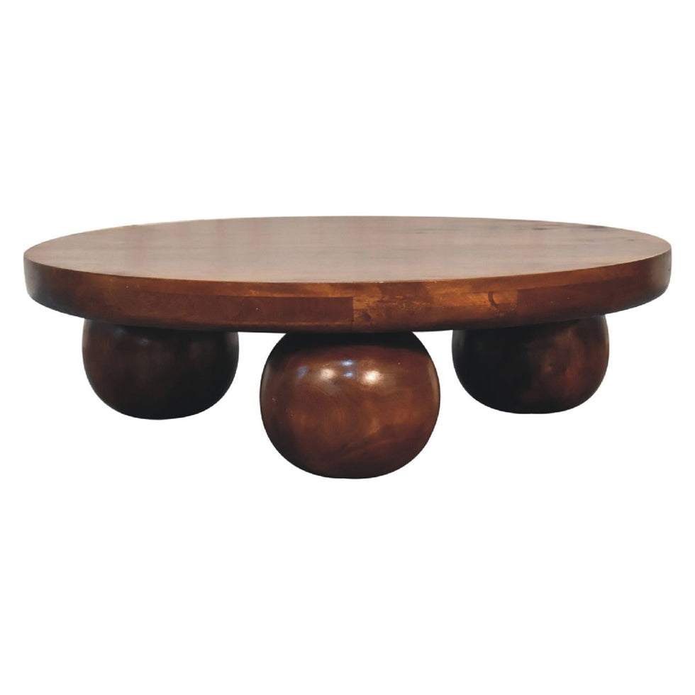 Artisan - Chestnut Central Ball Table