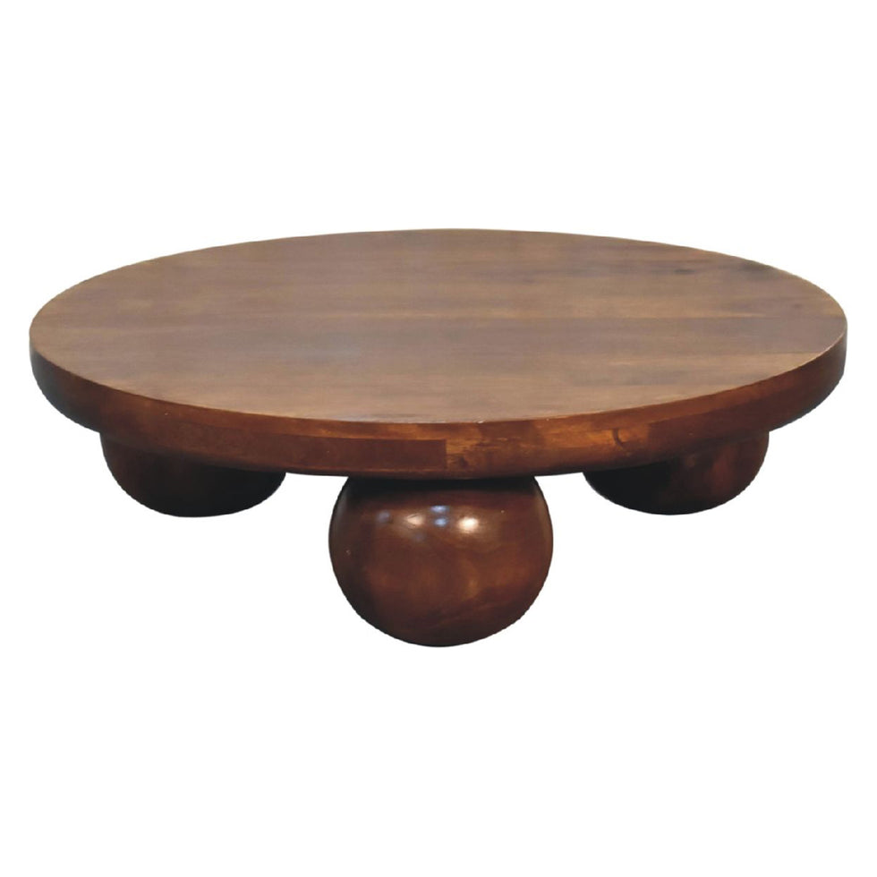 Artisan - Chestnut Central Ball Table