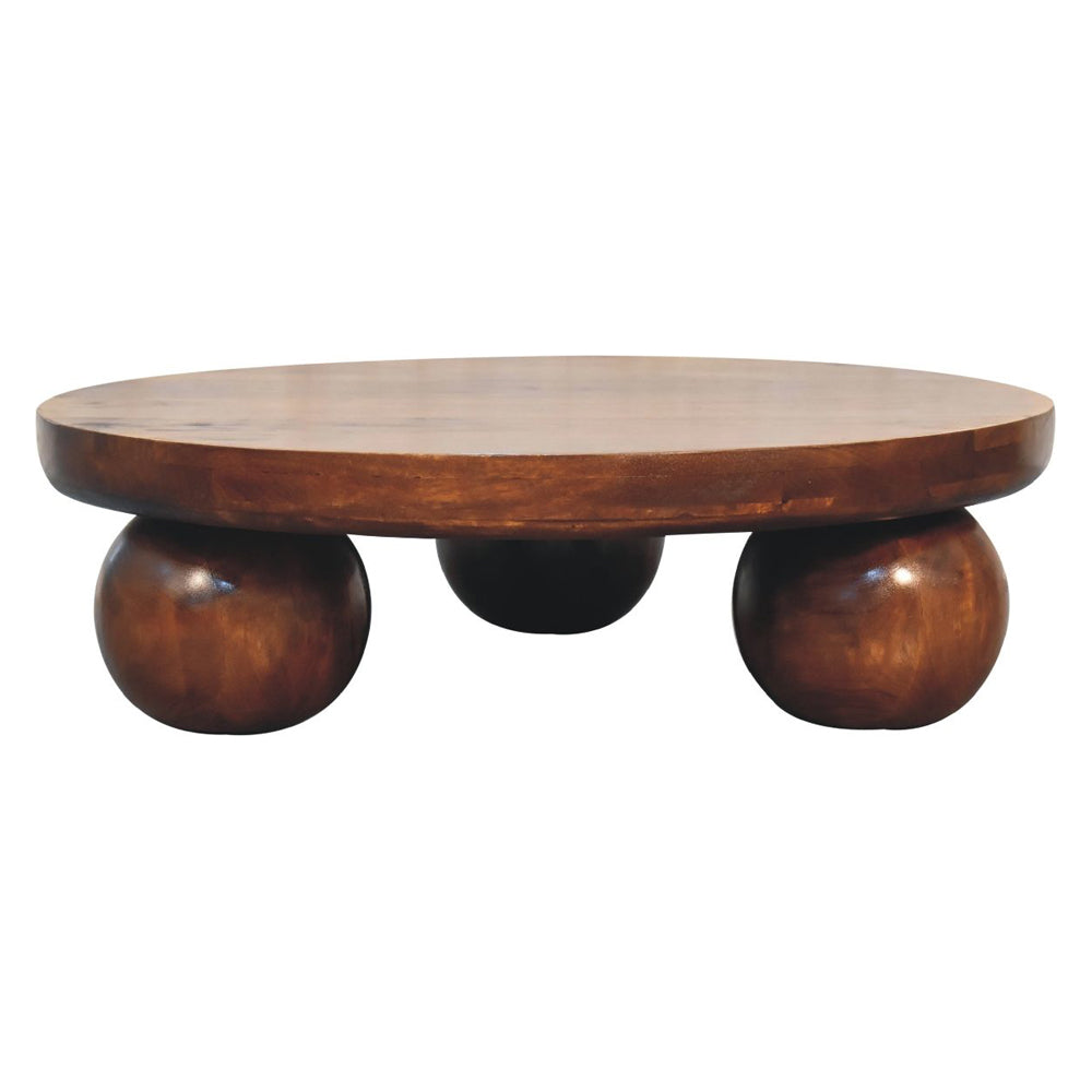Artisan - Chestnut Central Ball Table