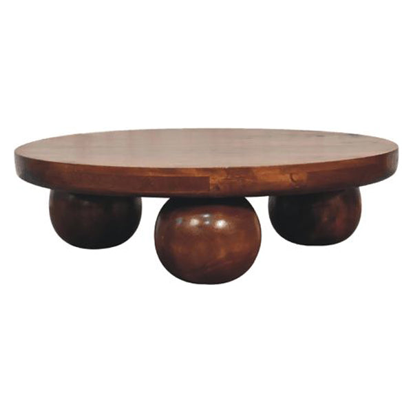 Artisan - Chestnut Central Ball Table