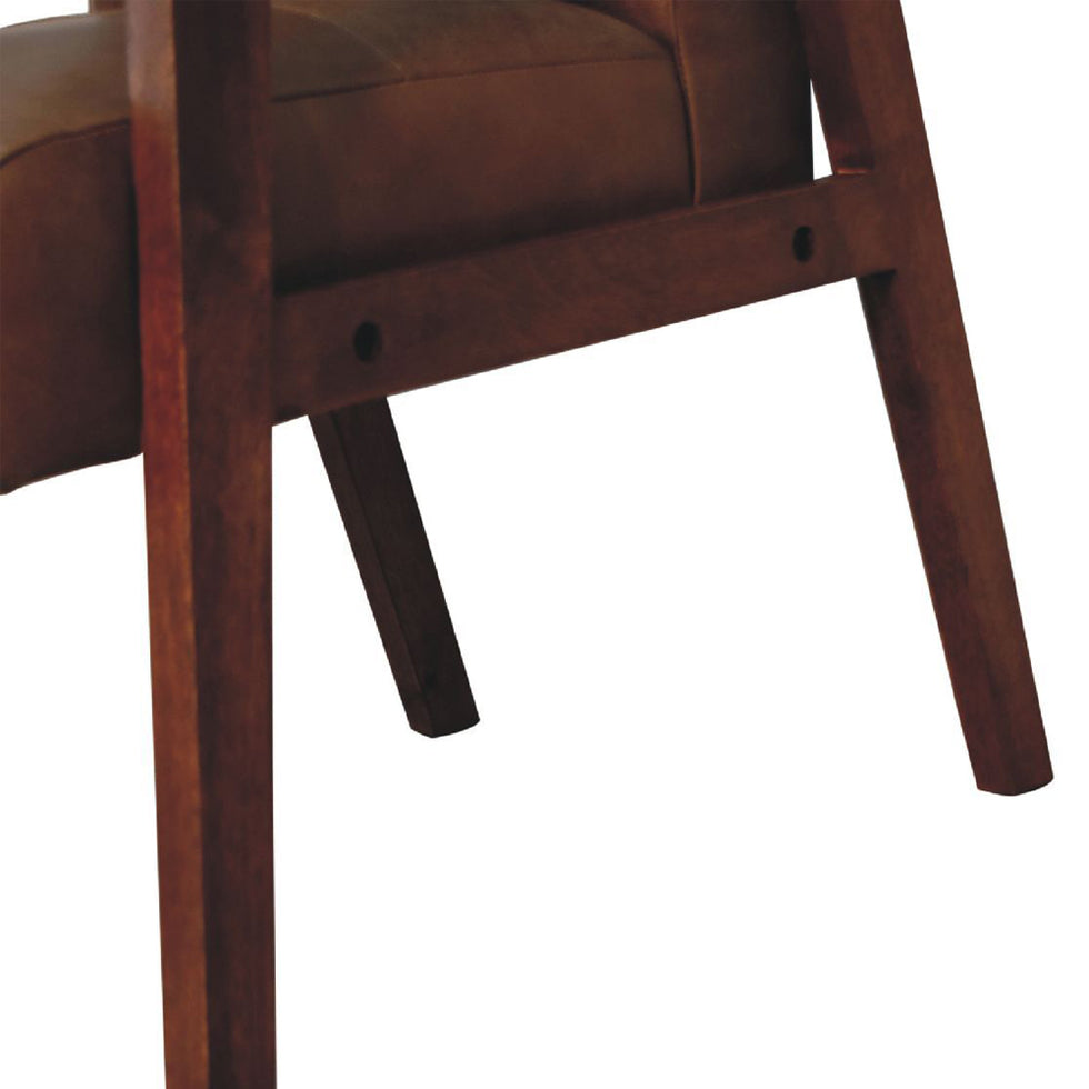 Artisan - Brown Buffalo Leather Chair