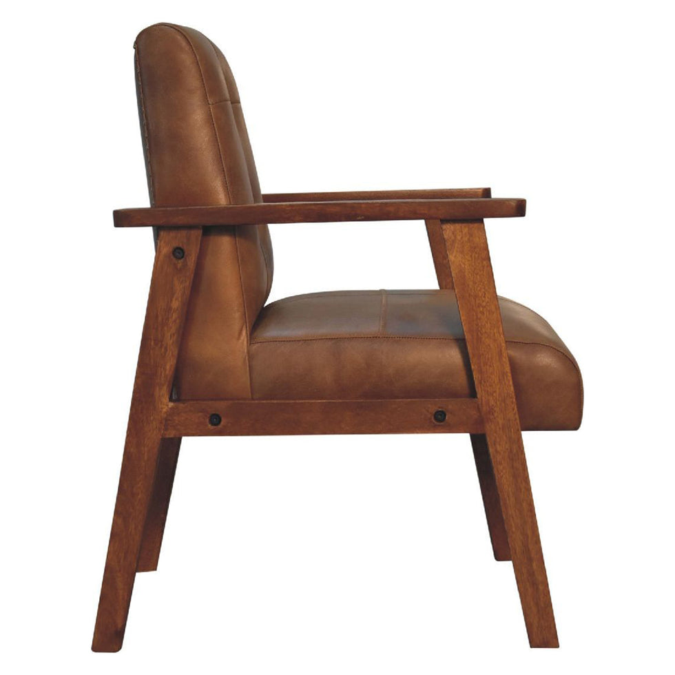 Artisan - Brown Buffalo Leather Chair