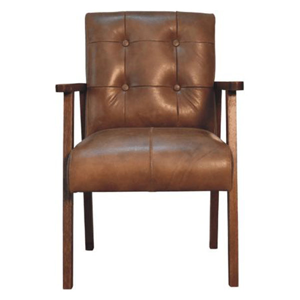 Artisan - Brown Buffalo Leather Chair