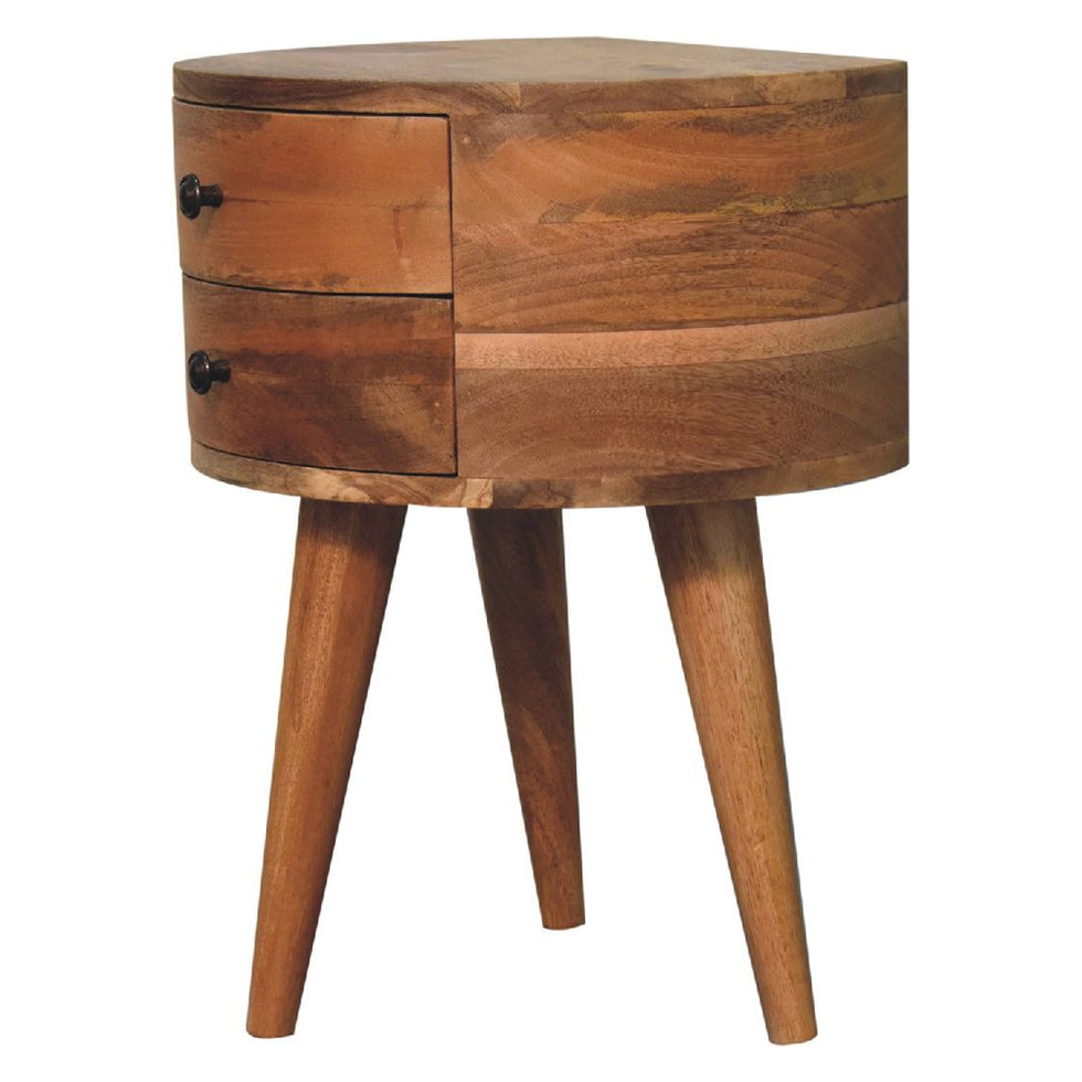 Artisan - Odyssey Oak-Ish Tripod Nightstand