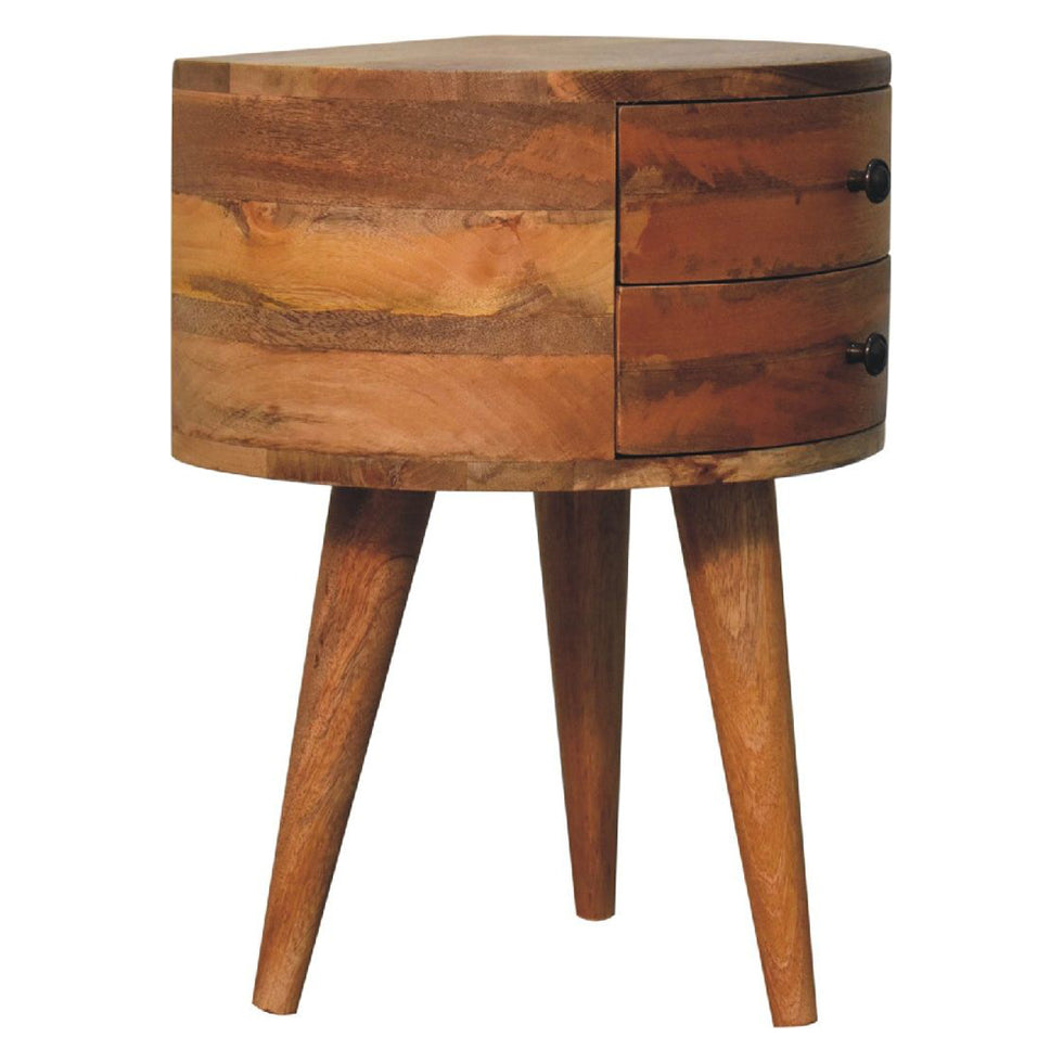 Artisan - Odyssey Oak-Ish Tripod Nightstand