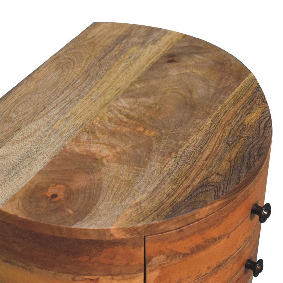 Artisan - Odyssey Oak-Ish Tripod Nightstand