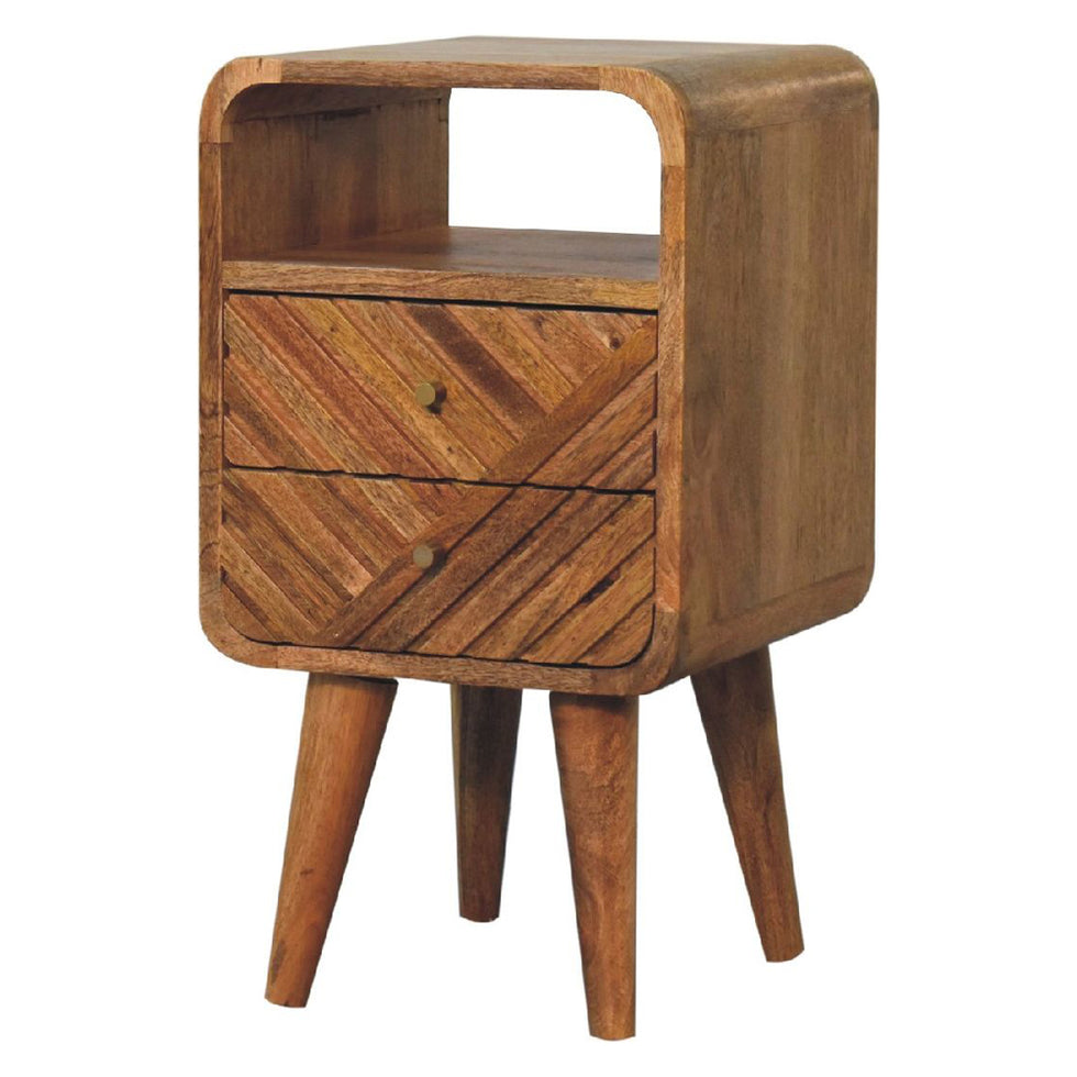 Artisan - Mini Lille Curved Nightstand