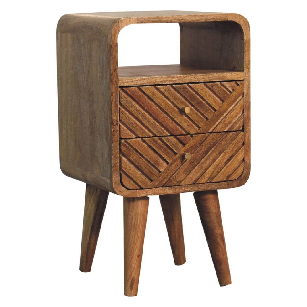 Artisan - Mini Lille Curved Nightstand