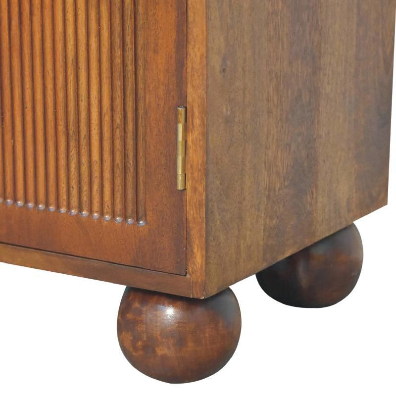 Artisan - Chestnut Carved Ball Cabinet