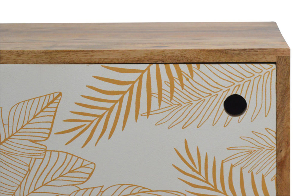 Artisan - Leaf Screen Printed Bedside