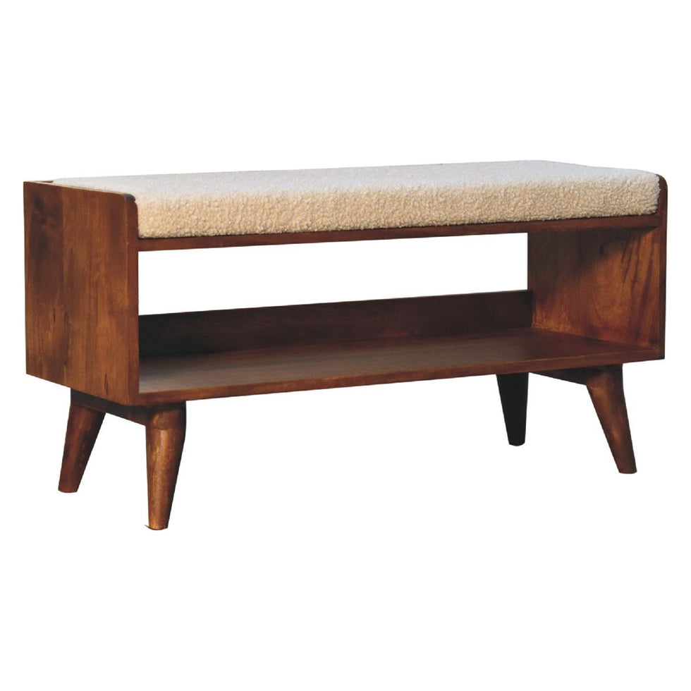 Artisan - Boucle Nordic Storage Bench