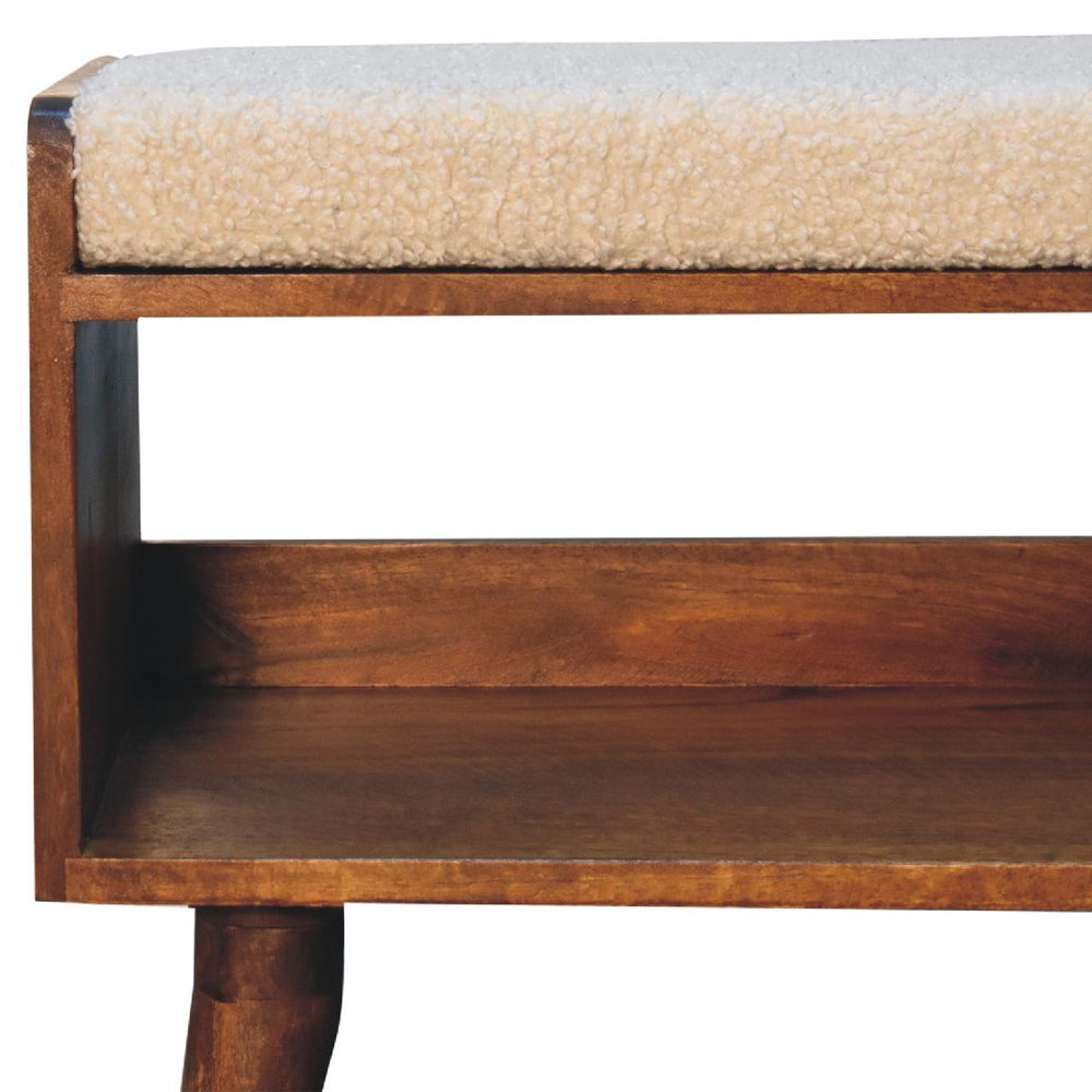 Artisan - Boucle Nordic Storage Bench