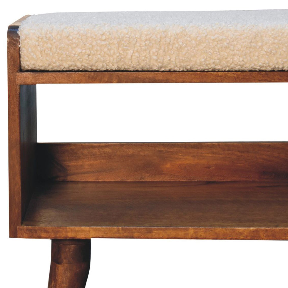 Artisan - Boucle Nordic Storage Bench