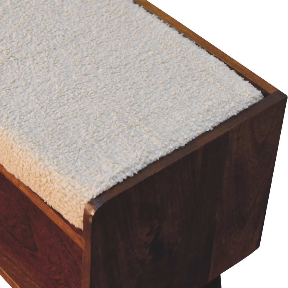 Artisan - Boucle Nordic Storage Bench