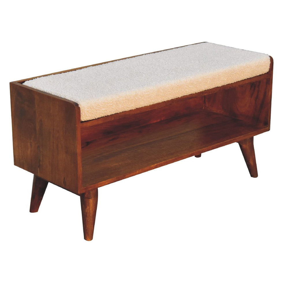 Artisan - Boucle Nordic Storage Bench