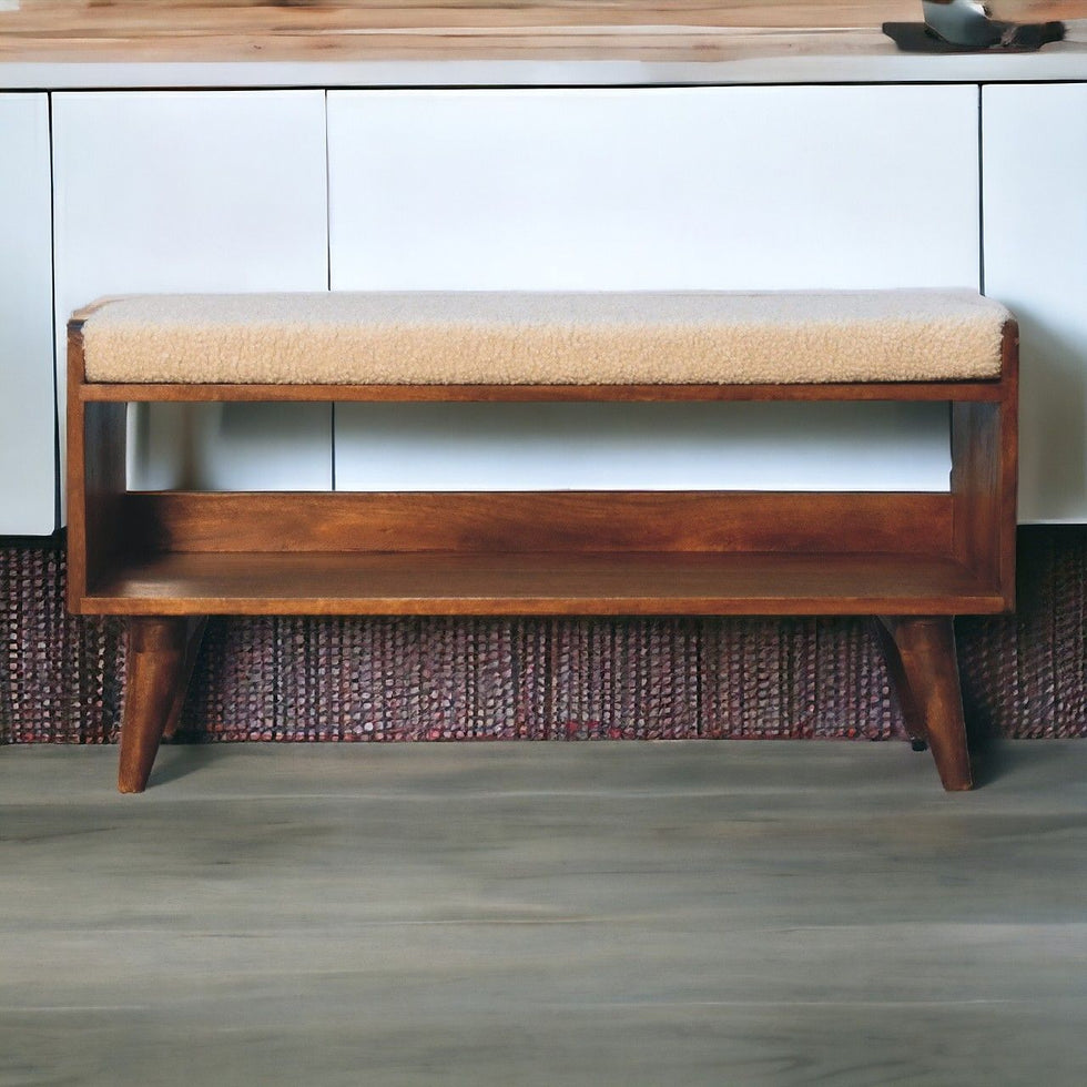 Artisan - Boucle Nordic Storage Bench