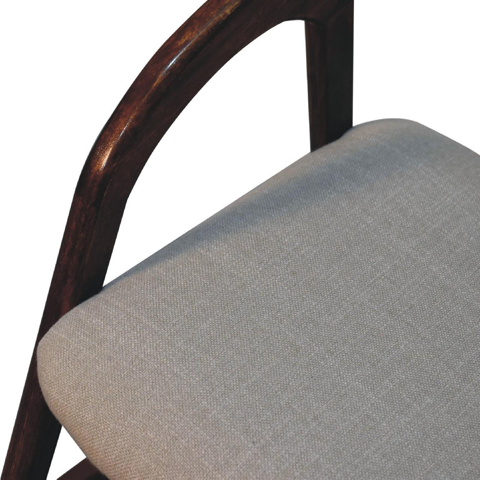 Artisan - Deco Chair in Chestnut, Linen