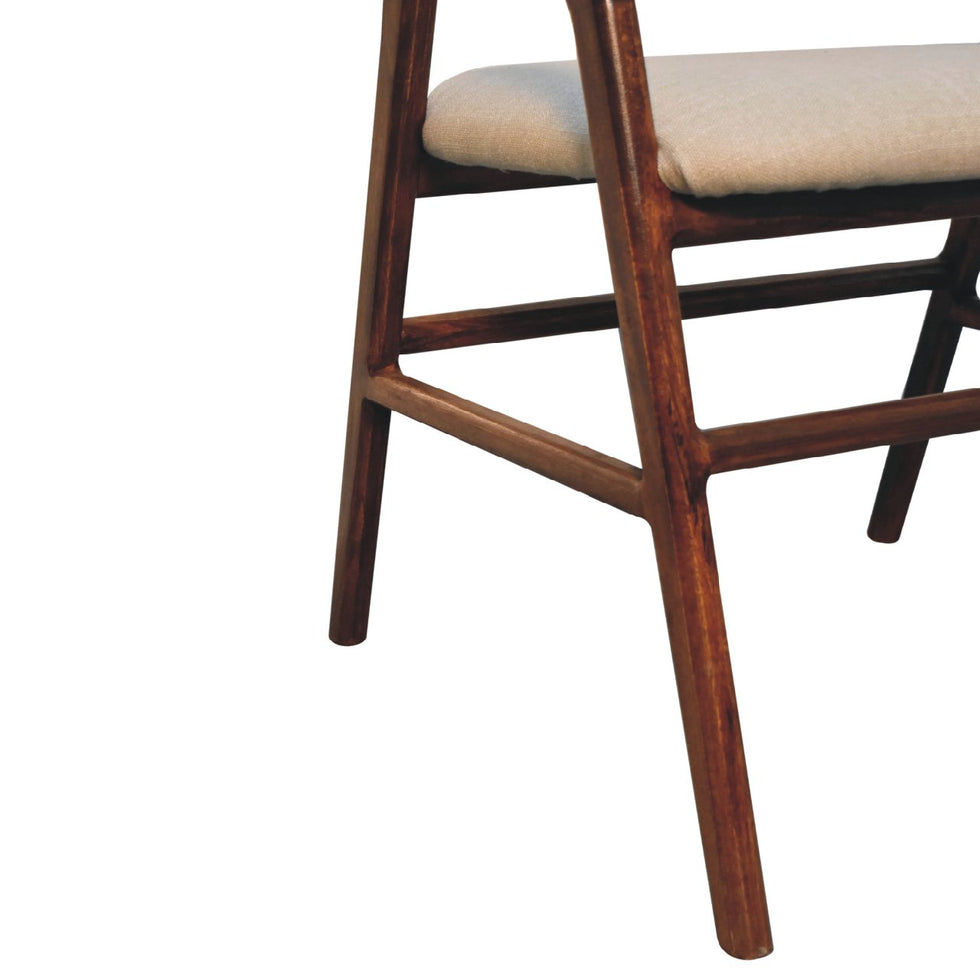 Artisan - Deco Chair in Chestnut, Linen