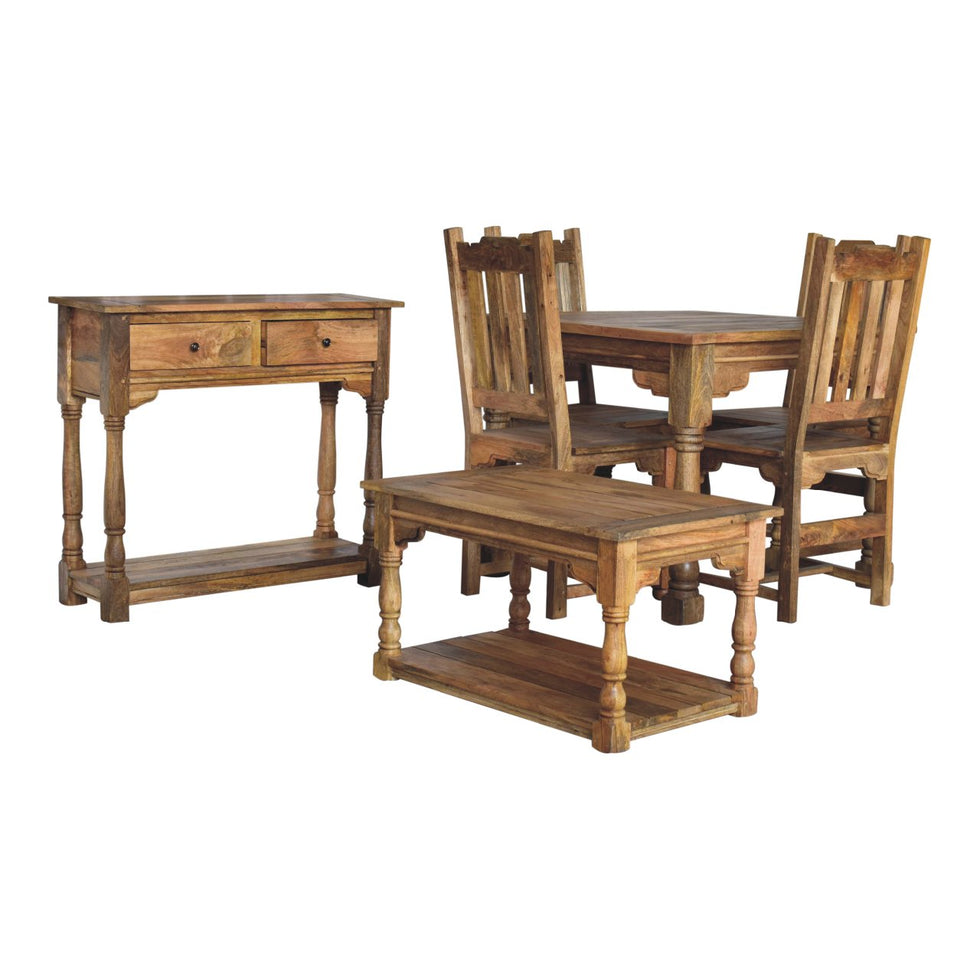 Artisan - Granary Dining Table Set in Oak-Ish