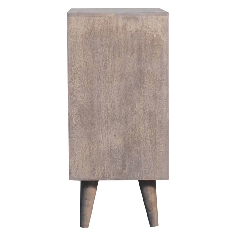 Artisan - Mini Pineapple Carved Stone Finish Cabinet