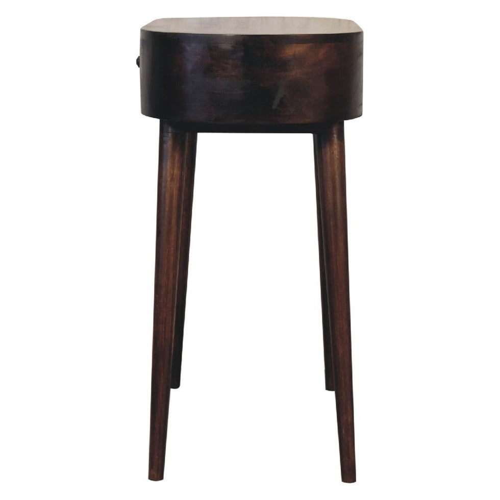 Artisan - Light Walnut Curved Edge Console Table