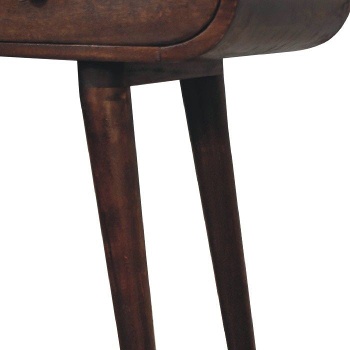 Artisan - Light Walnut Curved Edge Console Table