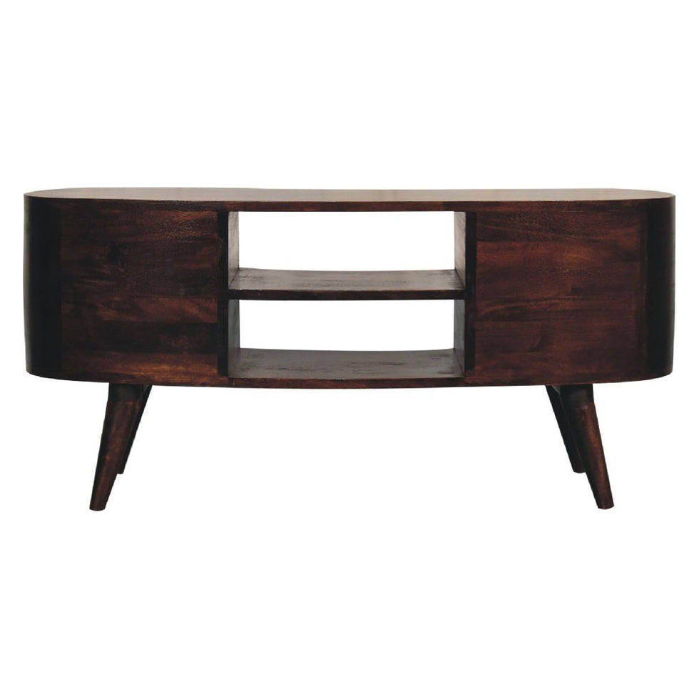 Artisan - Light Walnut Wave Entertainment Unit