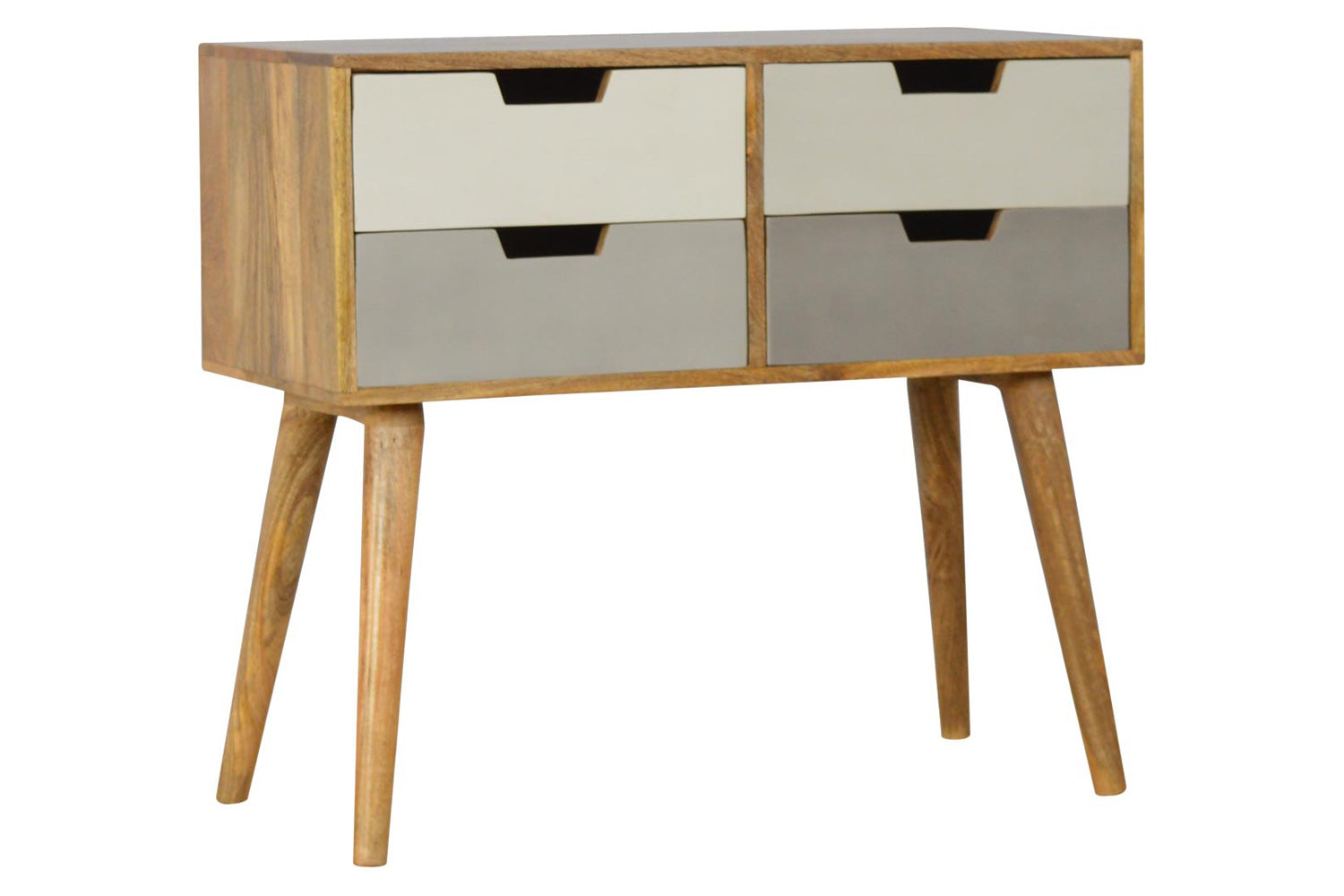 Artisan - Gray and White Gradient Console Table