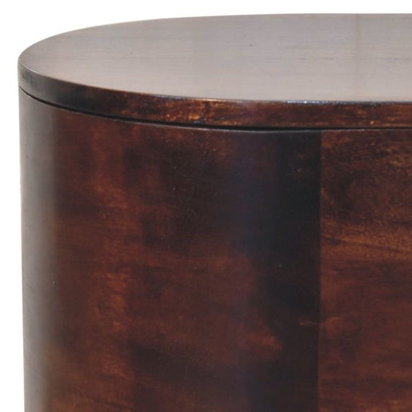 Artisan - Light Walnut Rounded Lid-Up Blanket Box