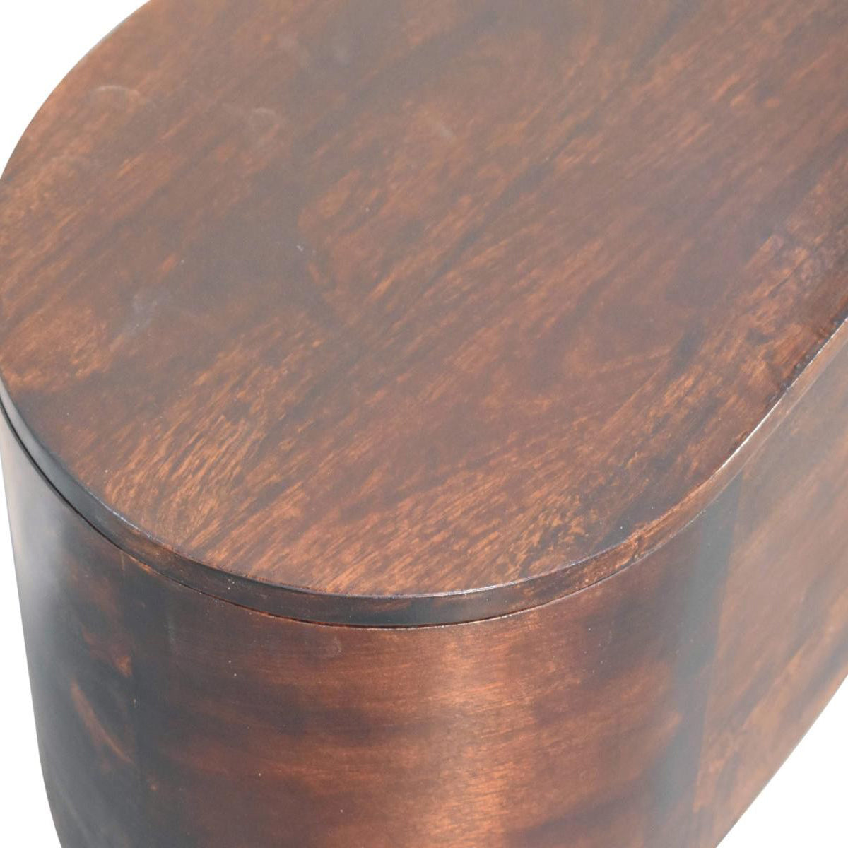 Artisan - Light Walnut Rounded Lid-Up Blanket Box