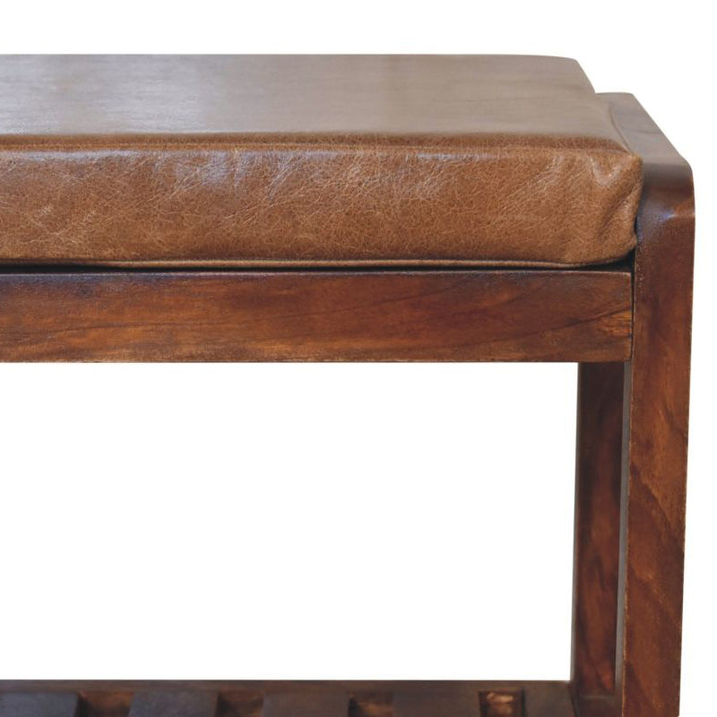 Artisan - Buffalo Slatted Hallway Bench