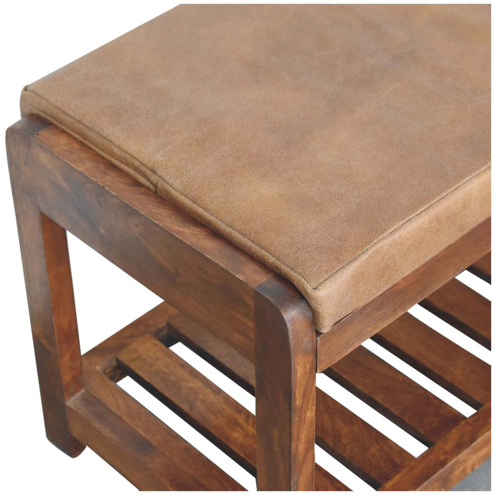 Artisan - Buffalo Slatted Hallway Bench
