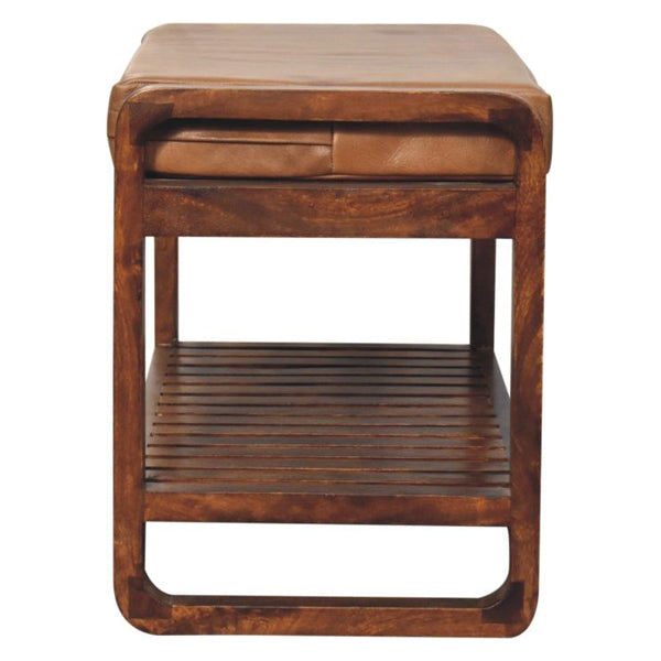 Artisan - Small Buffalo Slatted Hallway Bench