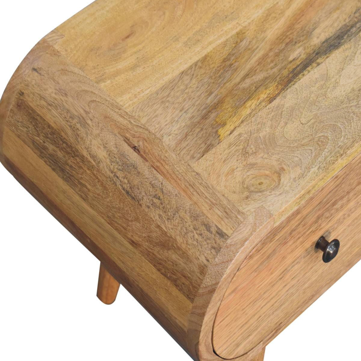 Artisan - Oak-Ish Circular TV Unit
