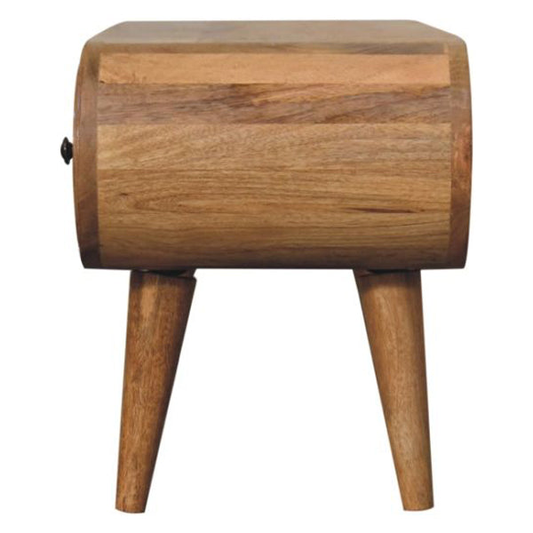 Artisan - Oak-Ish Circular TV Unit