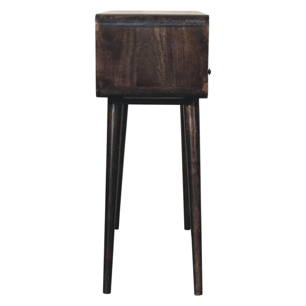 Artisan - Curved Ash Black Console Table