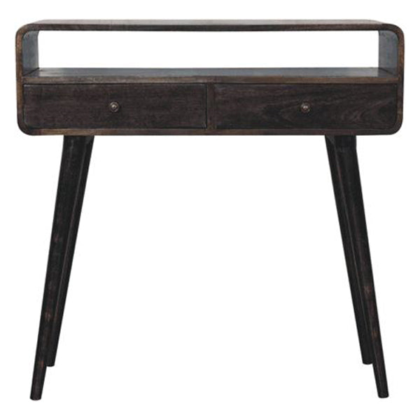 Artisan - Curved Ash Black Console Table
