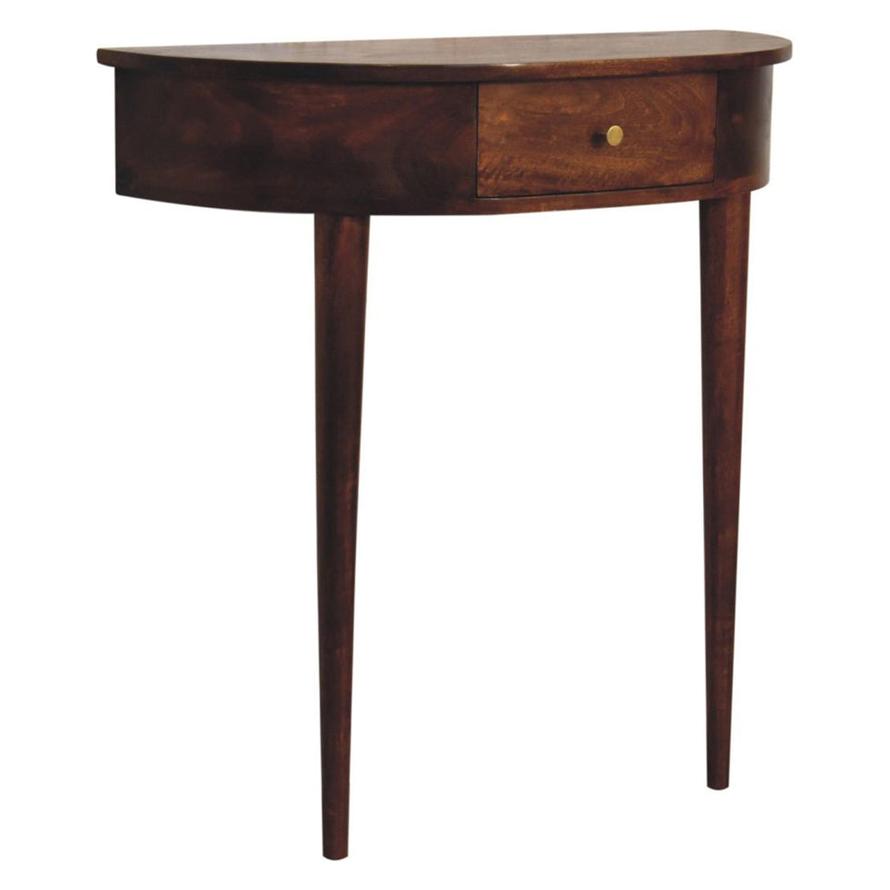 Artisan - Backless Mounted Chestnut Console