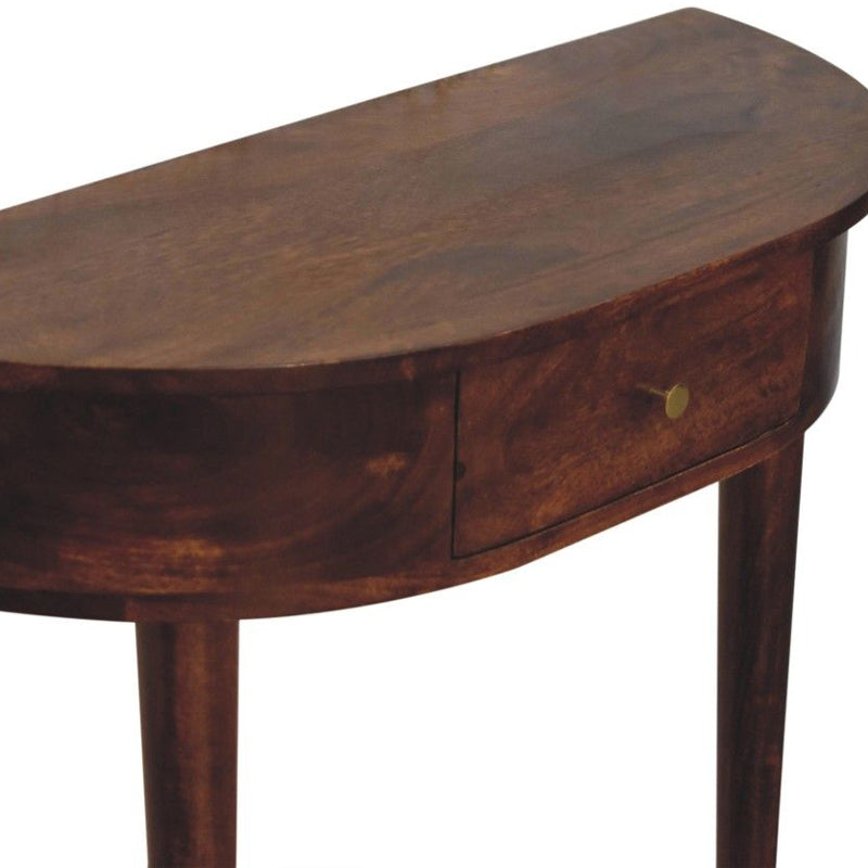 Artisan - Backless Mounted Chestnut Console