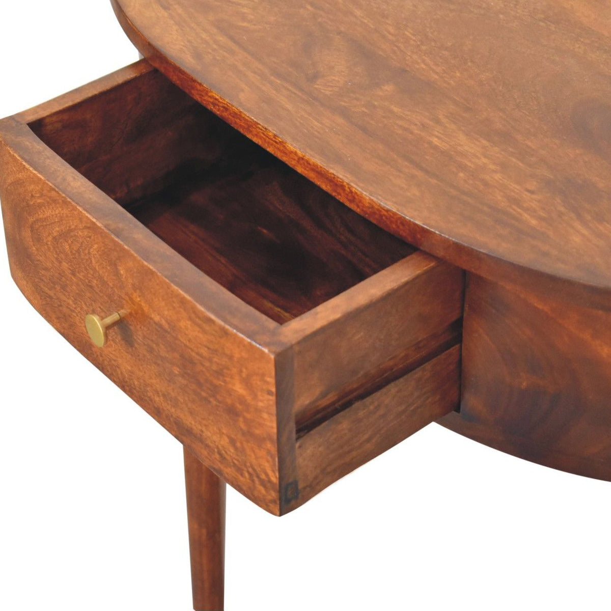 Artisan - Backless Mounted Chestnut Console
