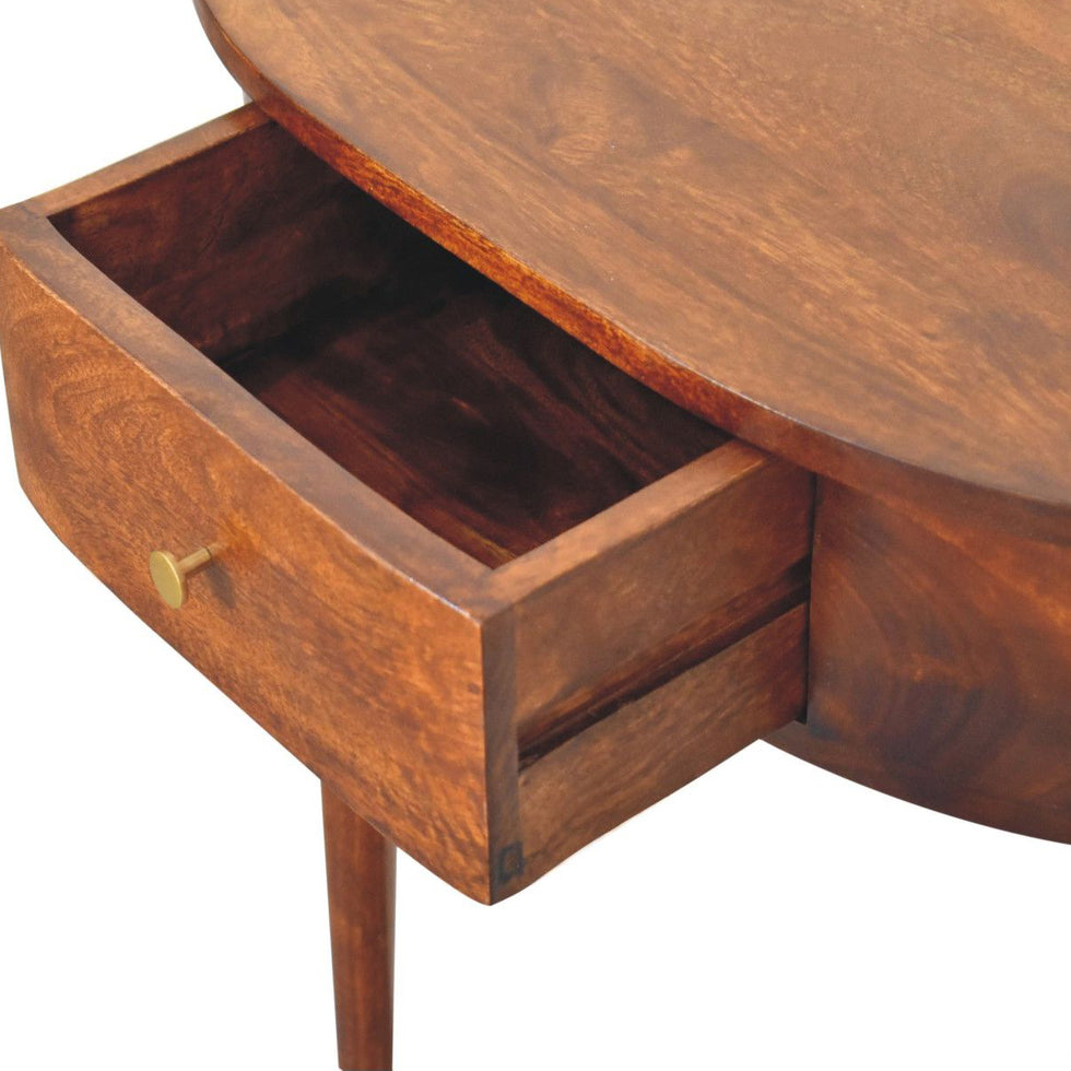 Artisan - Backless Mounted Chestnut Console