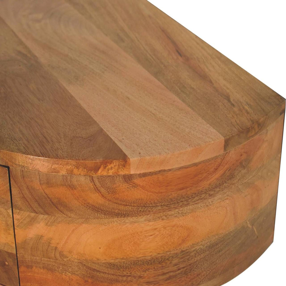 Artisan - Large Wall Mounted Rounded Bedside