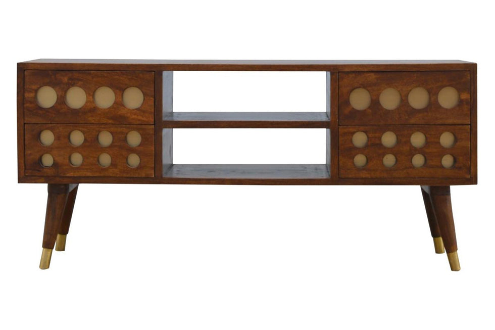Artisan - Brass Inlay Cut Out Media Unit