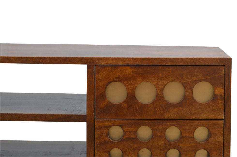 Artisan - Brass Inlay Cut Out Media Unit