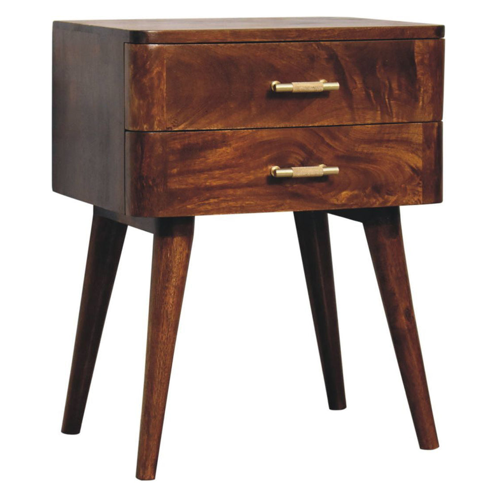 Artisan - Chestnut T-Bar Nordic Nightstand