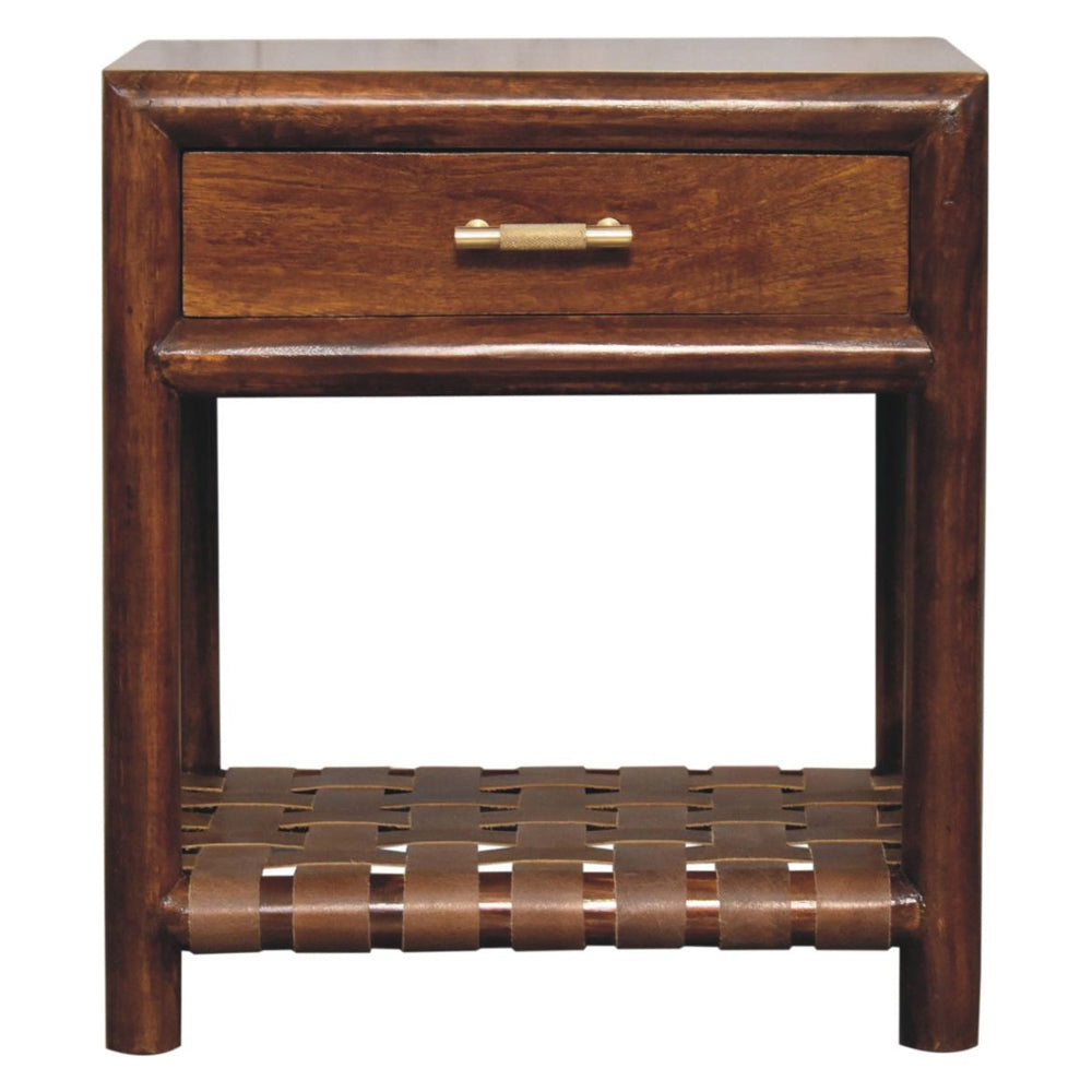Artisan - Chestnut T-Bar Bedside