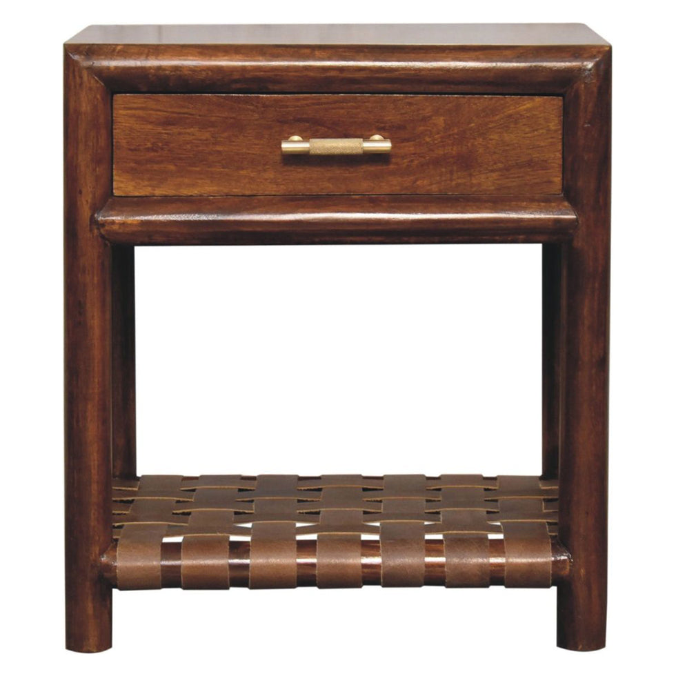Artisan - Chestnut T-Bar Bedside