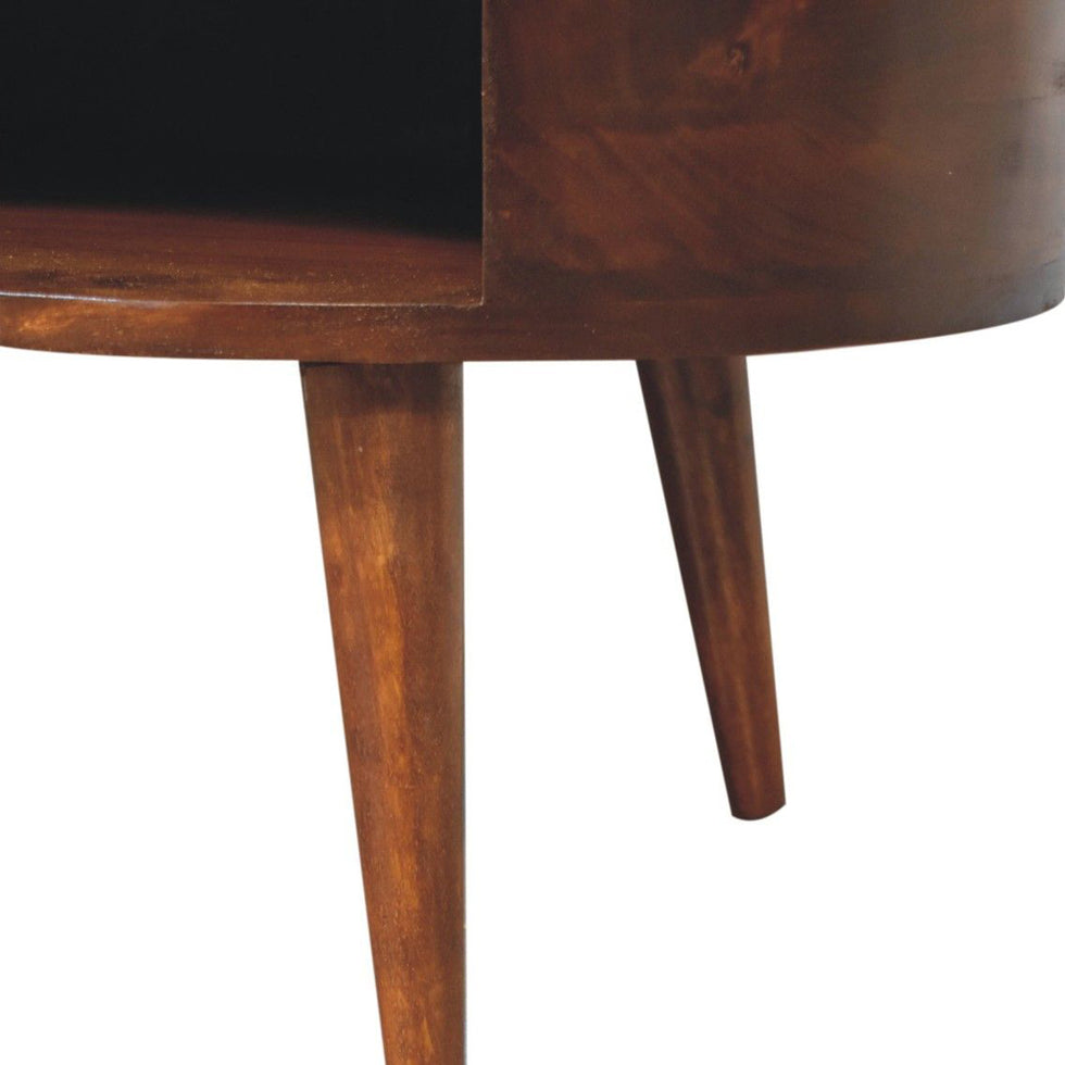 Artisan - Large Chestnut Wave Coffee Table