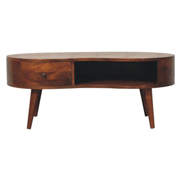 Artisan - Large Chestnut Wave Coffee Table